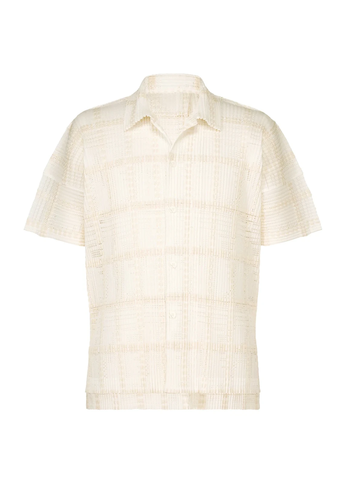 LACE GRID PLEATS