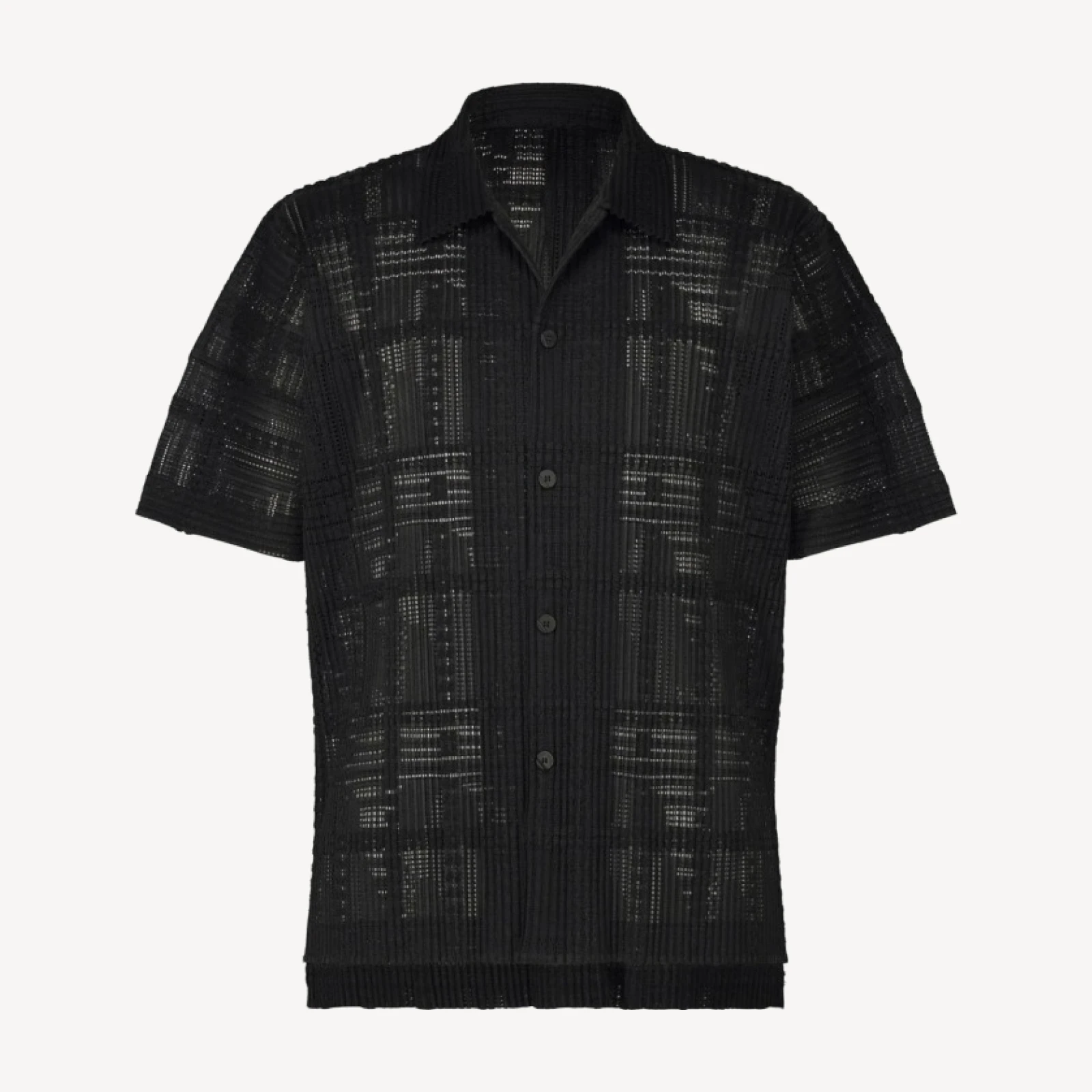 LACE GRID PLEATS