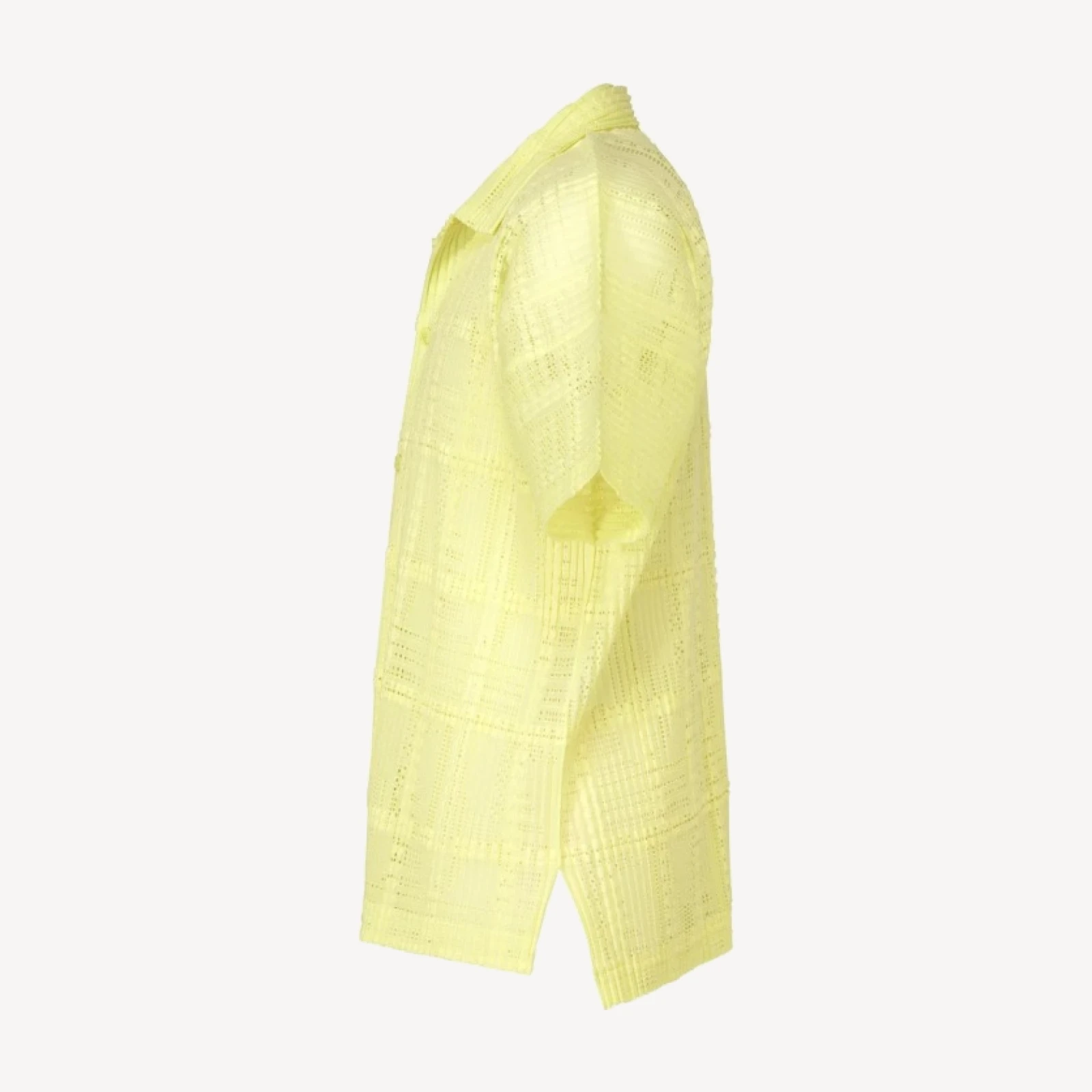 LACE GRID PLEATS