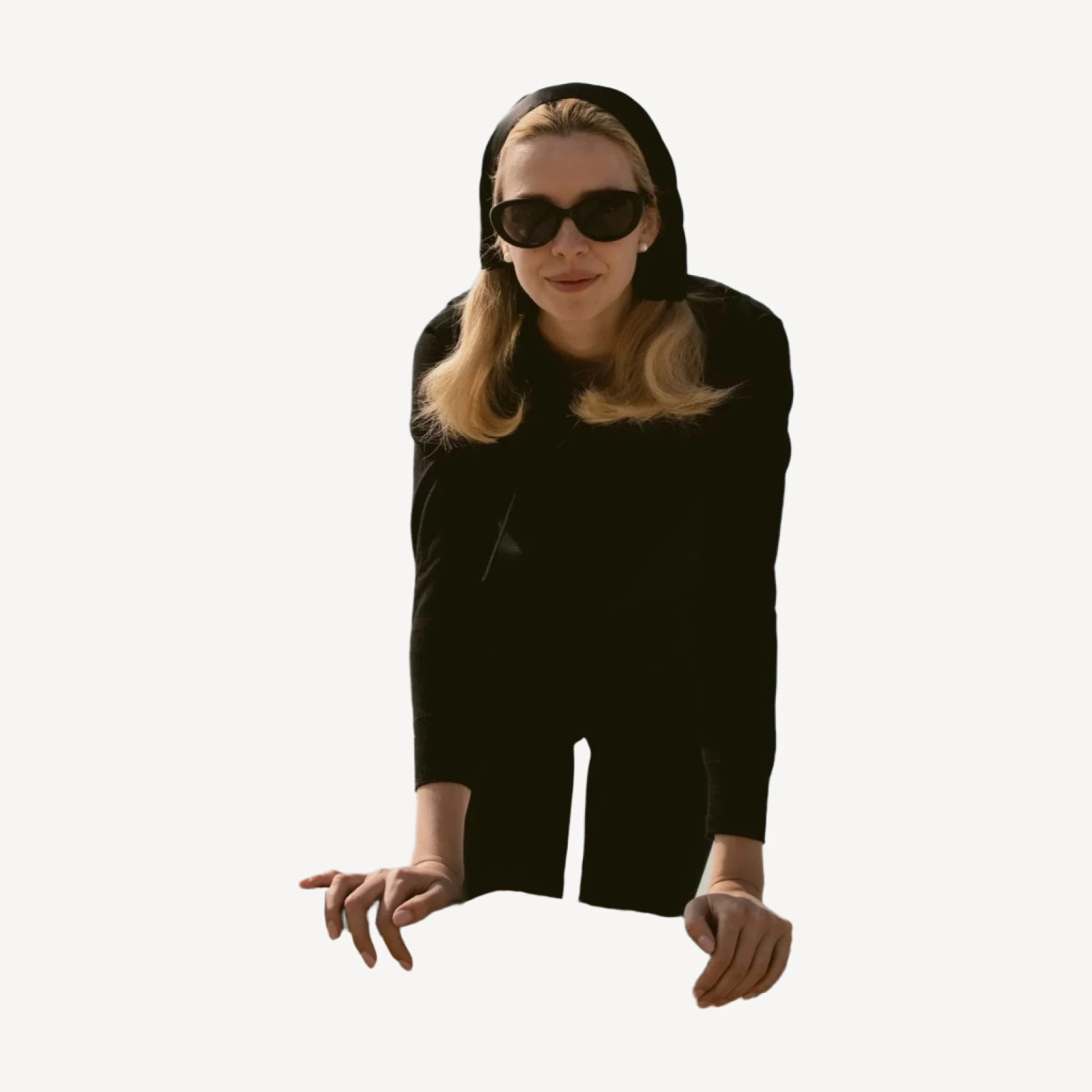 DÔEN BY GARRETT LEIGHT INGÉNUE SUNGLASSES -- BLACK