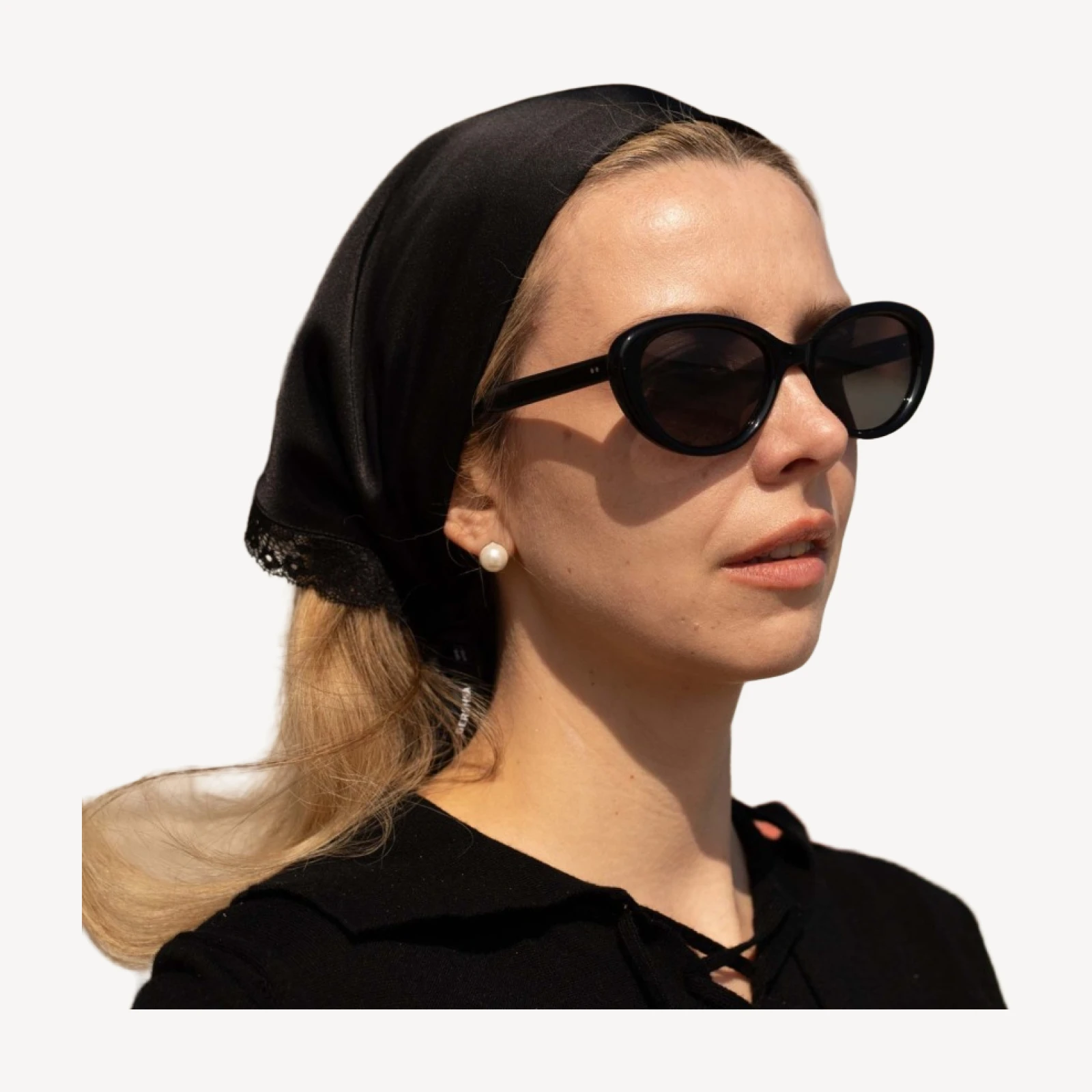 DÔEN BY GARRETT LEIGHT INGÉNUE SUNGLASSES -- BLACK