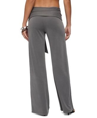 Edikted Xyla Straight Leg Tie Pants