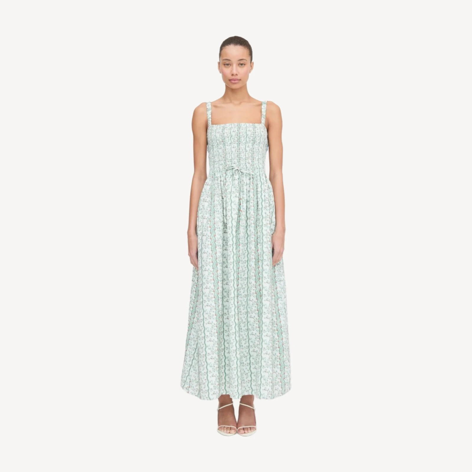 The Anita Nap Dress - Green Provence Floral