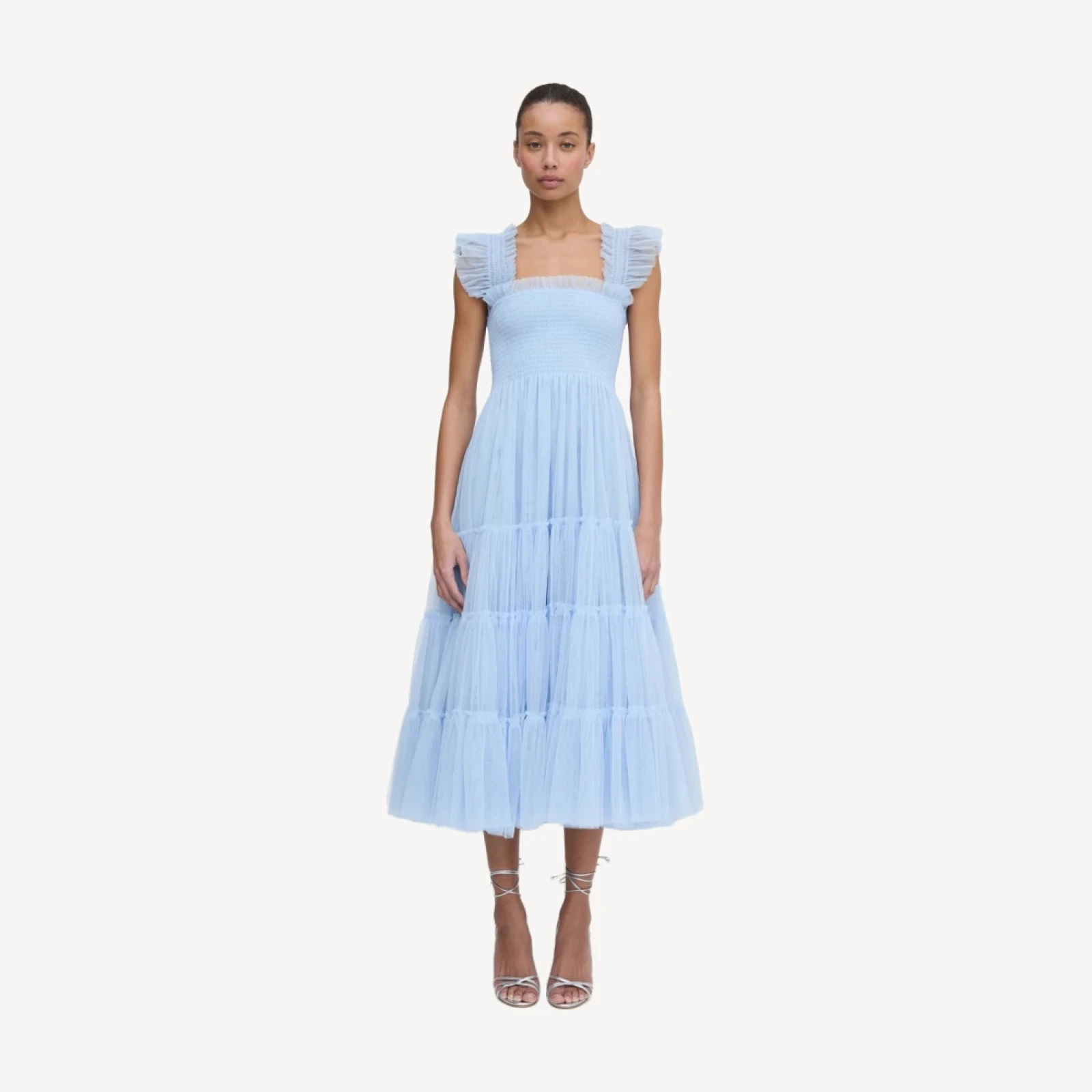 The Tulle Ellie Nap Dress - Powder Blue Tulle