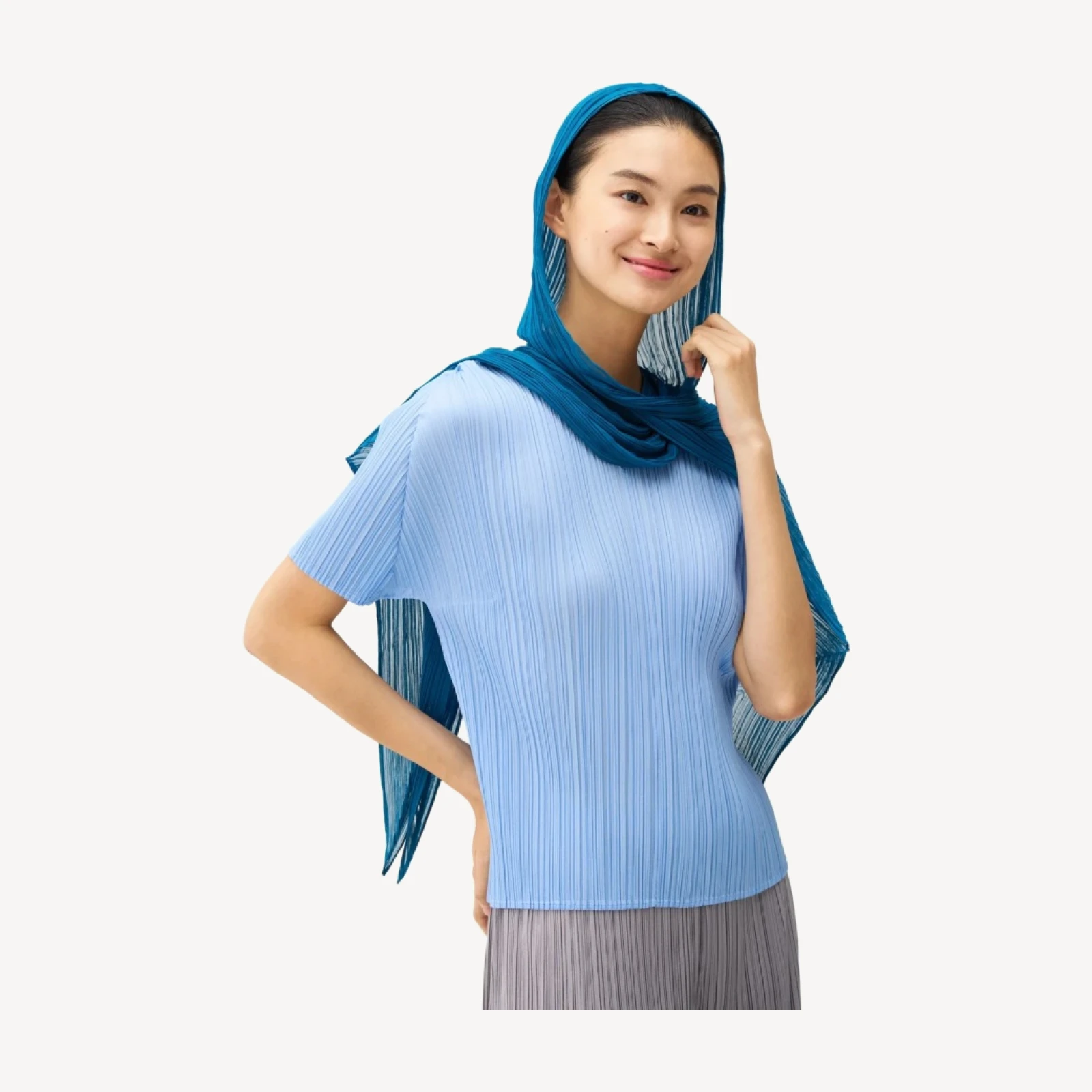 FOLD HOOD SCARF