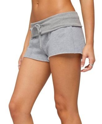 Edikted Briana Low Rise Foldover Shorts