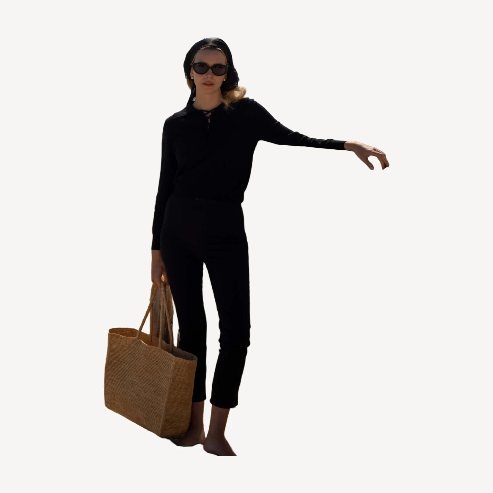 DÔEN BY GARRETT LEIGHT INGÉNUE SUNGLASSES -- BLACK