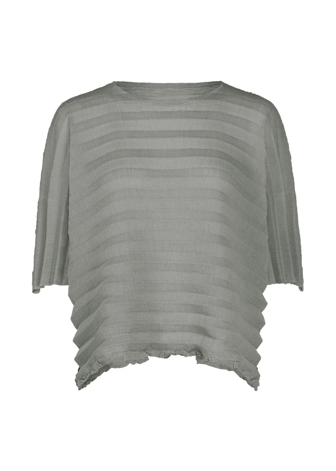 ACCORDION SEE-THROUGH CREPE