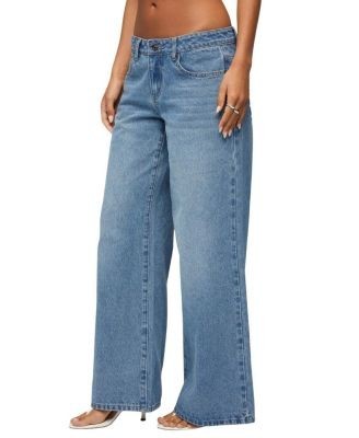 Edikted Uk Cutie Low Rise Baggy Jeans
