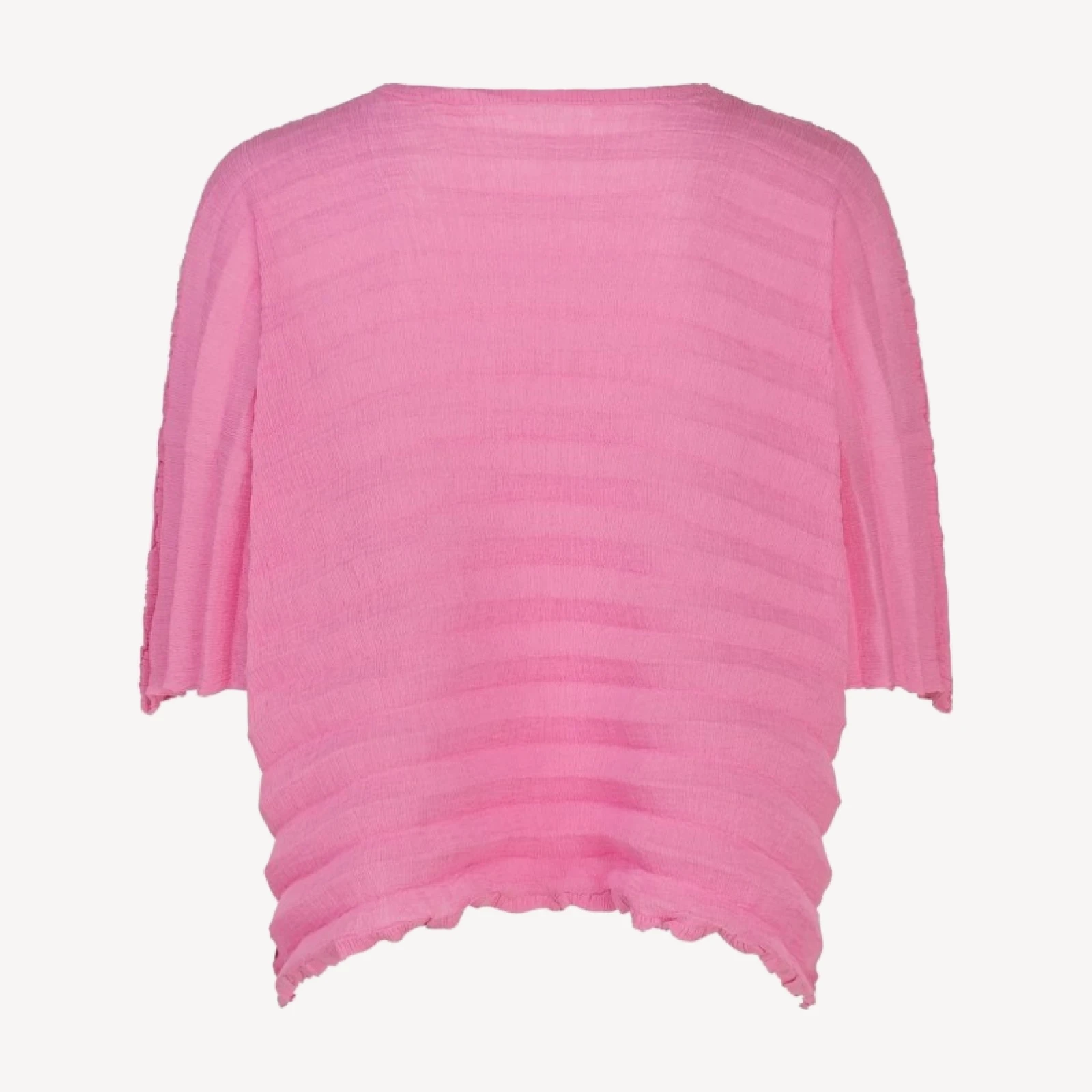 ACCORDION SEE-THROUGH CREPE
