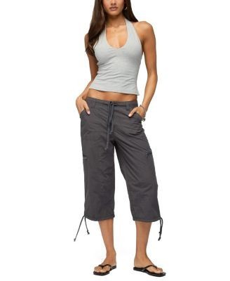 Edikted Lilith Cargo Capri Pants