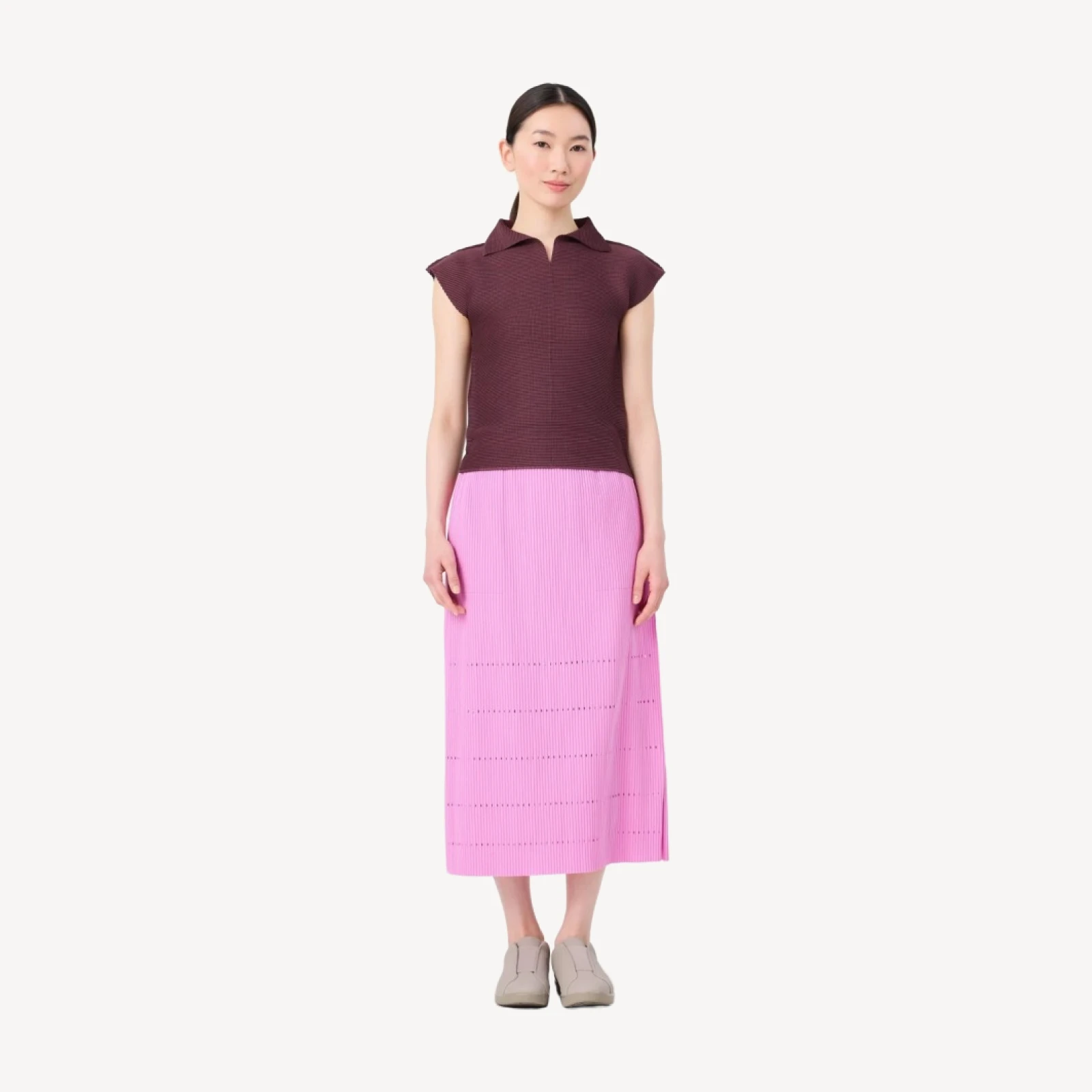 FINE KNIT PLEATS BOTTOM 1