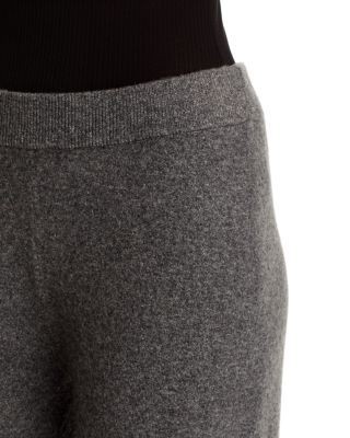 Aqua Rib Knit Wide Leg Pants - Exclusive