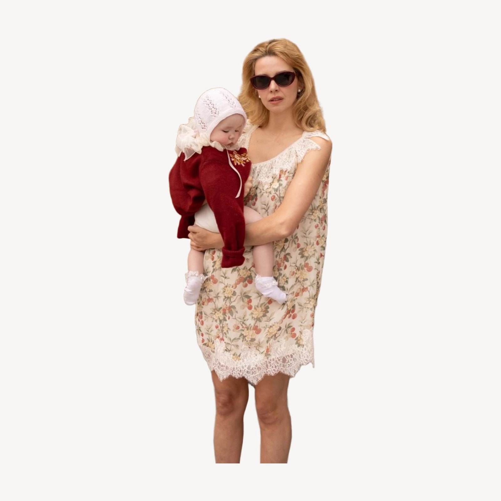 DÔEN BY GARRETT LEIGHT INGÉNUE SUNGLASSES -- LIPSTICK