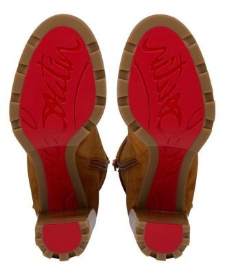 Christian Louboutin Women's Dianouchette Lug Other 100 mm Booties