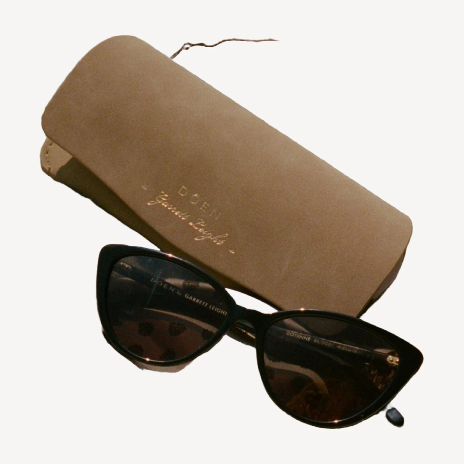 DÔEN BY GARRETT LEIGHT DOYENNE SUNGLASSES -- BLACK