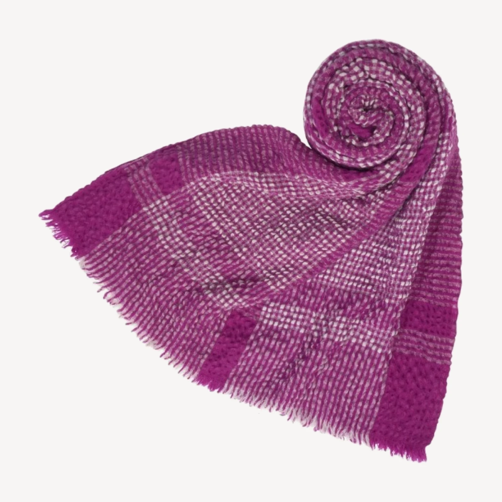 BUMPY WOOL STOLE