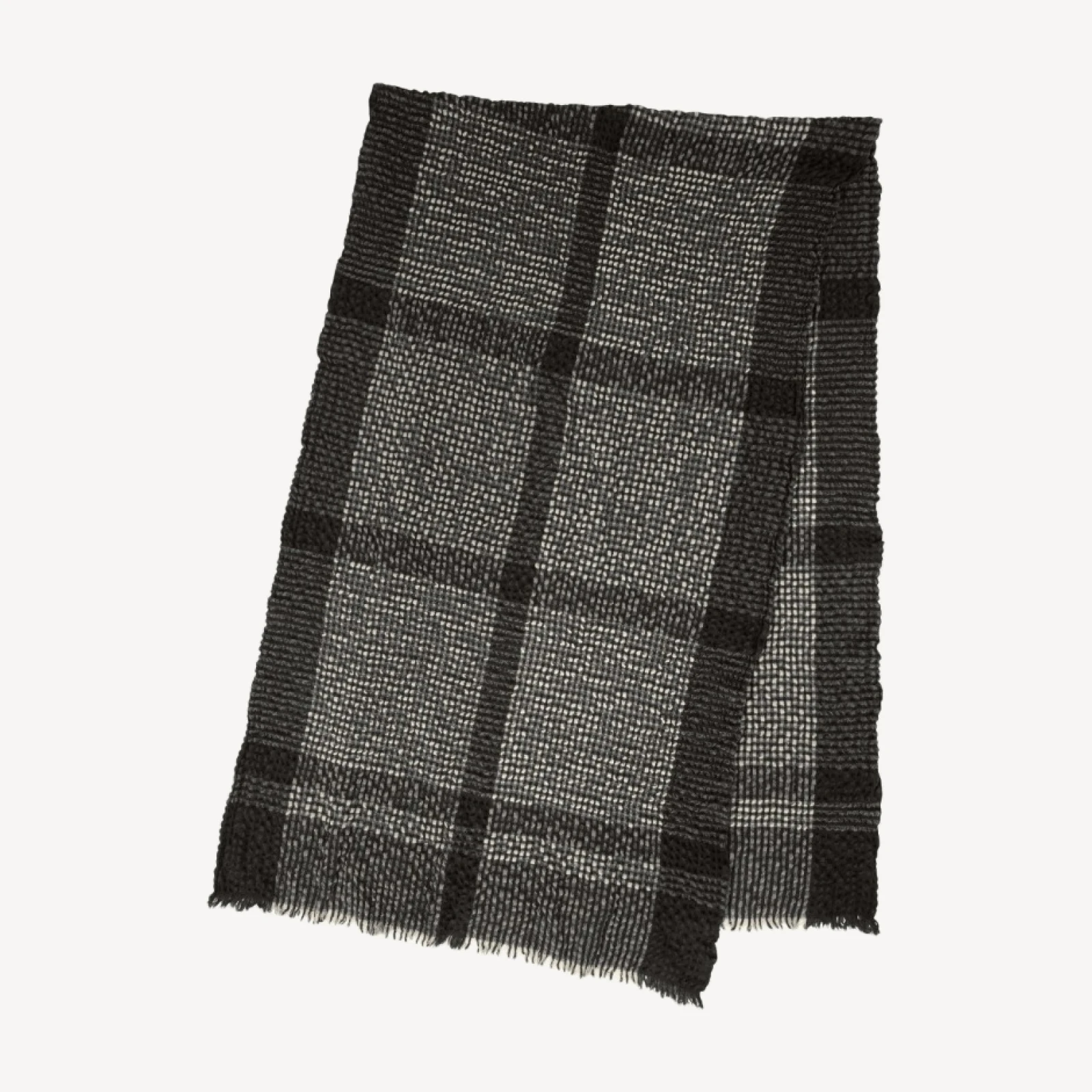 BUMPY WOOL STOLE