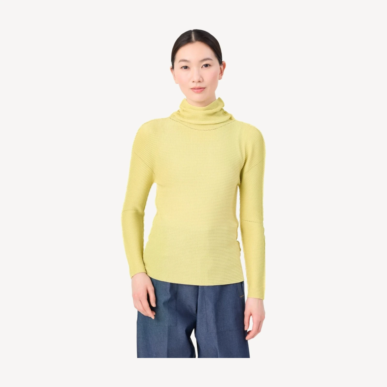 KNIT STRETCH PLEATS 1