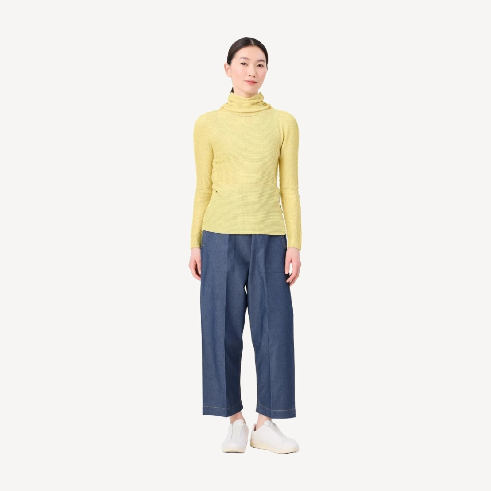 KNIT STRETCH PLEATS 1