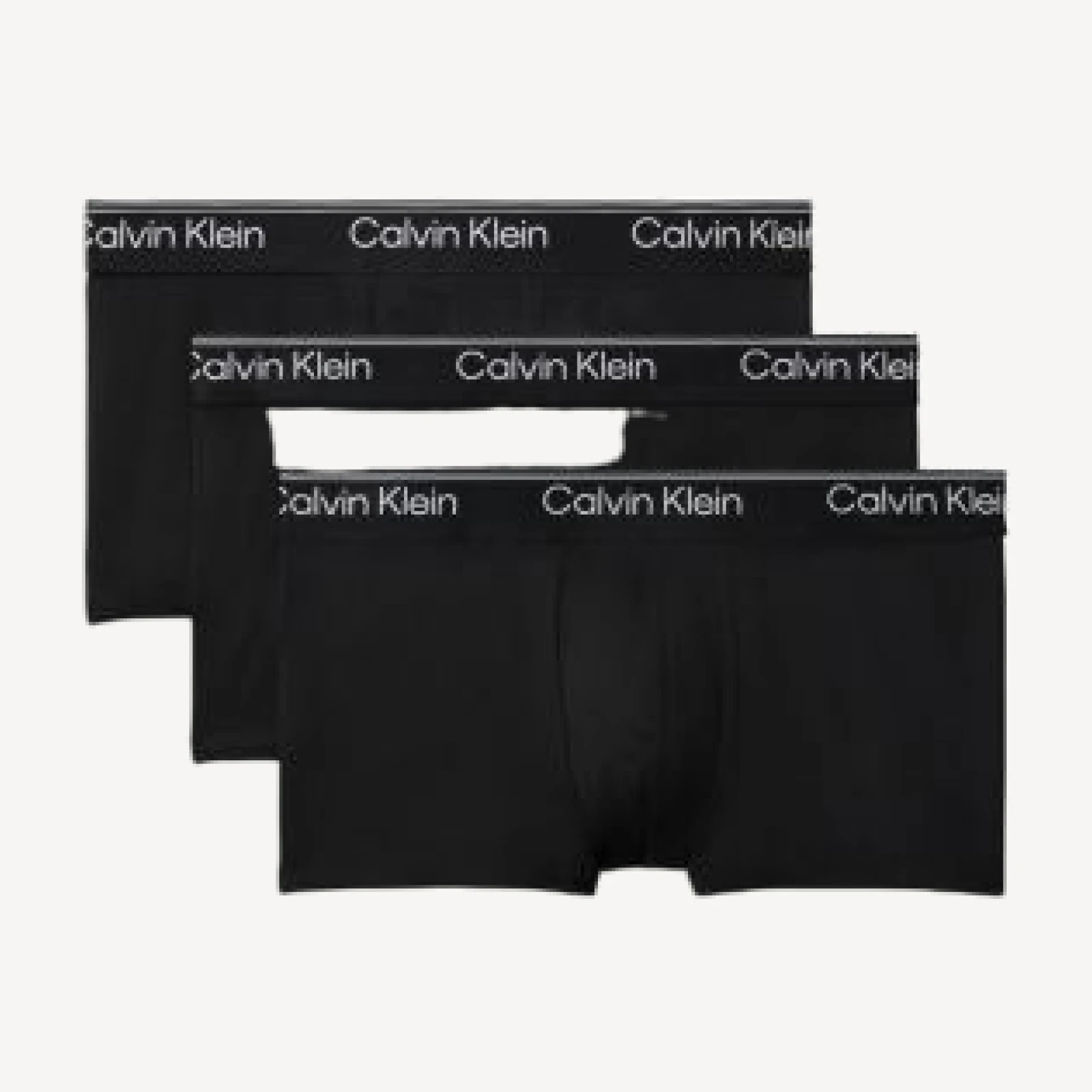 Calvin Klein Microfiber Stretch Low Rise Trunks, Pack of 3