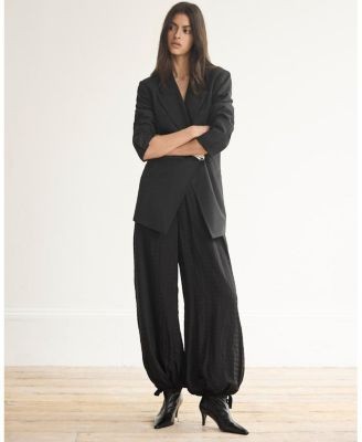 Mint Velvet Women's Checked Soft Balloon Trousers