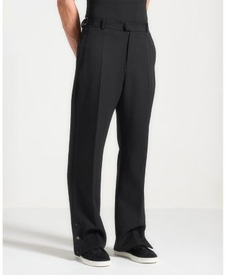 Maniere De Voir Boris Relaxed Fit Tailored Button Cuff Trousers, photo 3