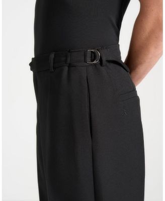 Maniere De Voir Boris Relaxed Fit Tailored Button Cuff Trousers, photo 6