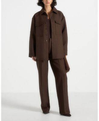 Maniere De Voir Joy Relaxed Fit Oversized Shirt