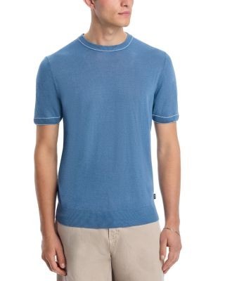 Boss Linen Blend Crewneck Sweater