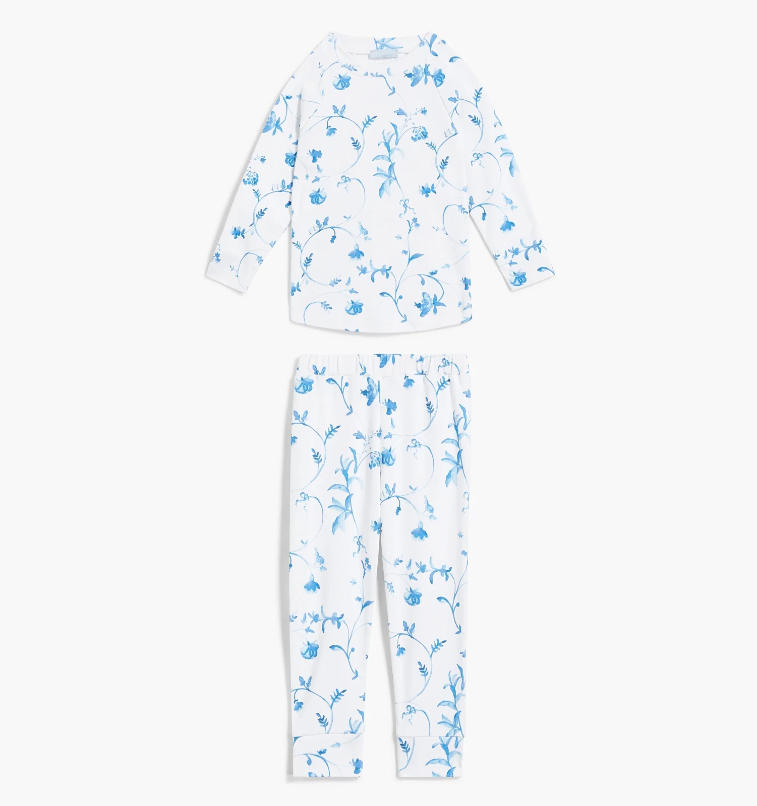 The Tiny PJ Set - Blue Botanical