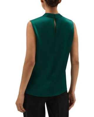 Hobbs London Alora V Neck Satin Blouse