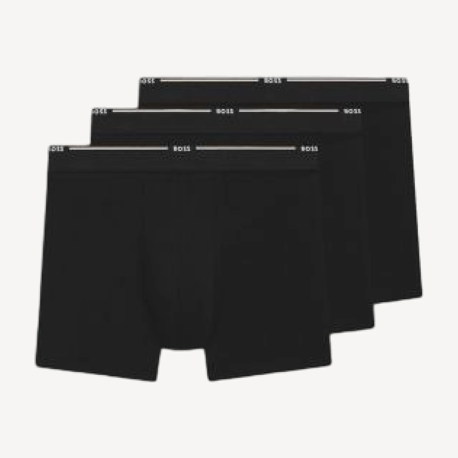 Boss Logo Stripe Boxer Briefs, Pack of 3