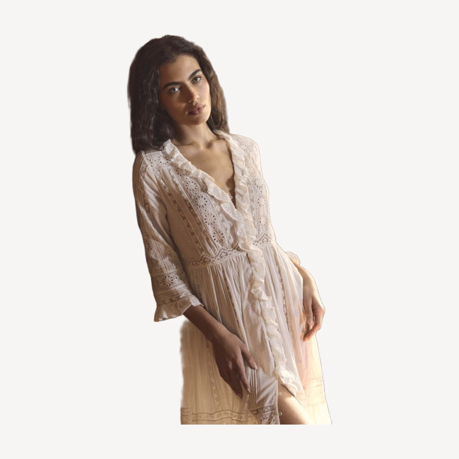 CLEMENCIA DRESS -- SALT