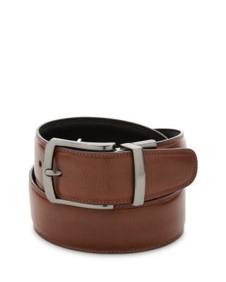 The Men's Store at Bloomingdale's Matte Metal Reversible Buckle Belt - Exclusive