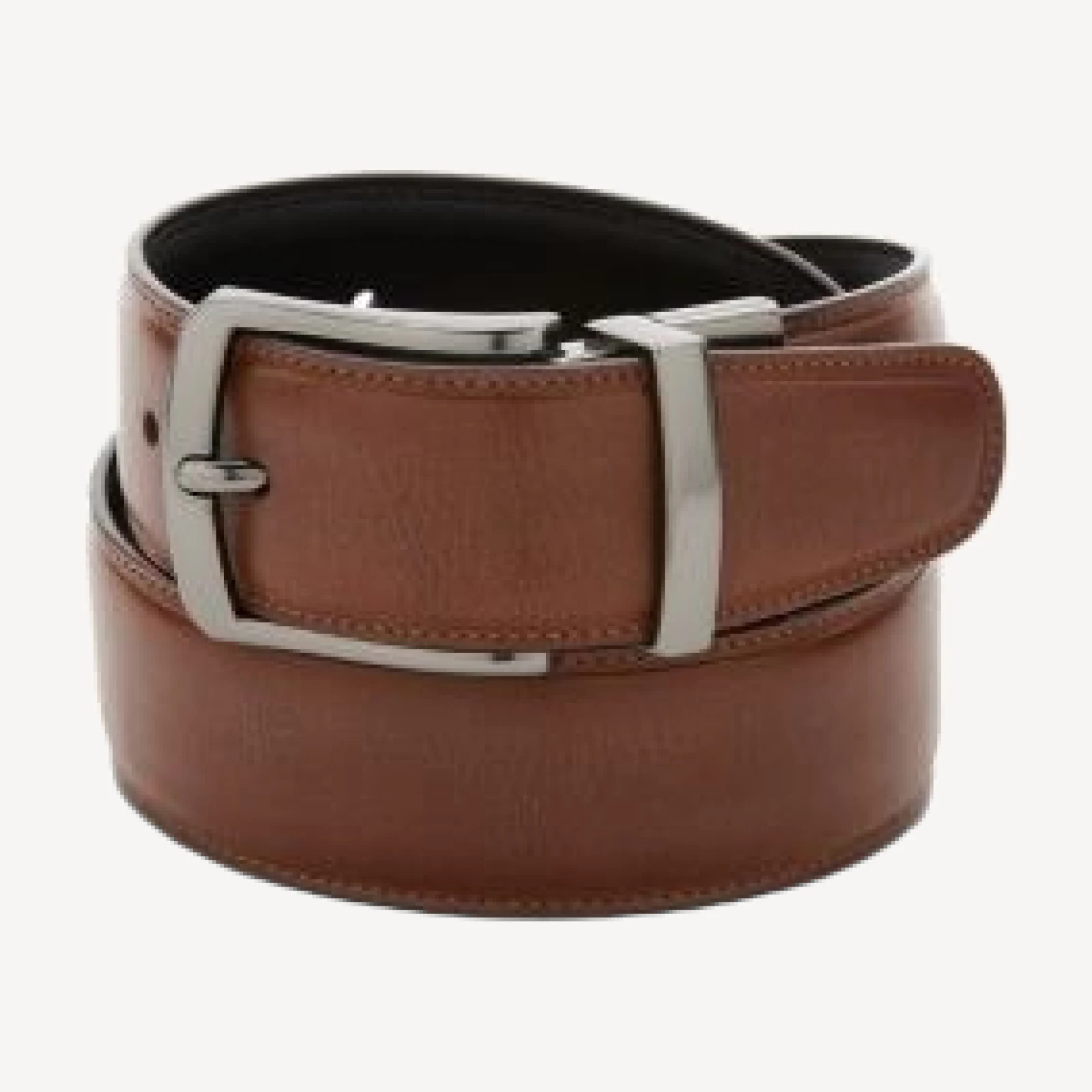 The Men's Store at Bloomingdale's Matte Metal Reversible Buckle Belt - Exclusive