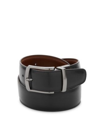 The Men's Store at Bloomingdale's Matte Metal Reversible Buckle Belt - Exclusive