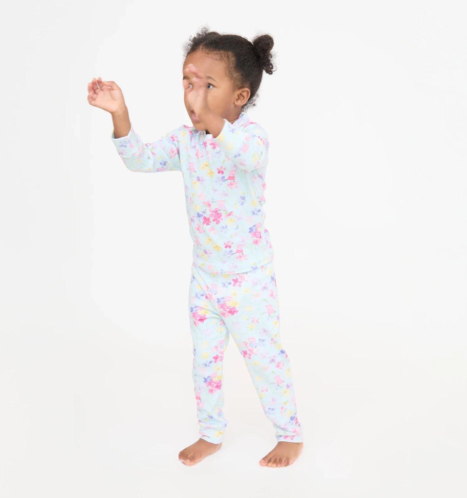 The Peppa Pig Tiny PJ Set - Multi Floral