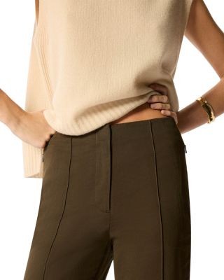 Whistles Pintuck Kick Flare Trousers, photo 3