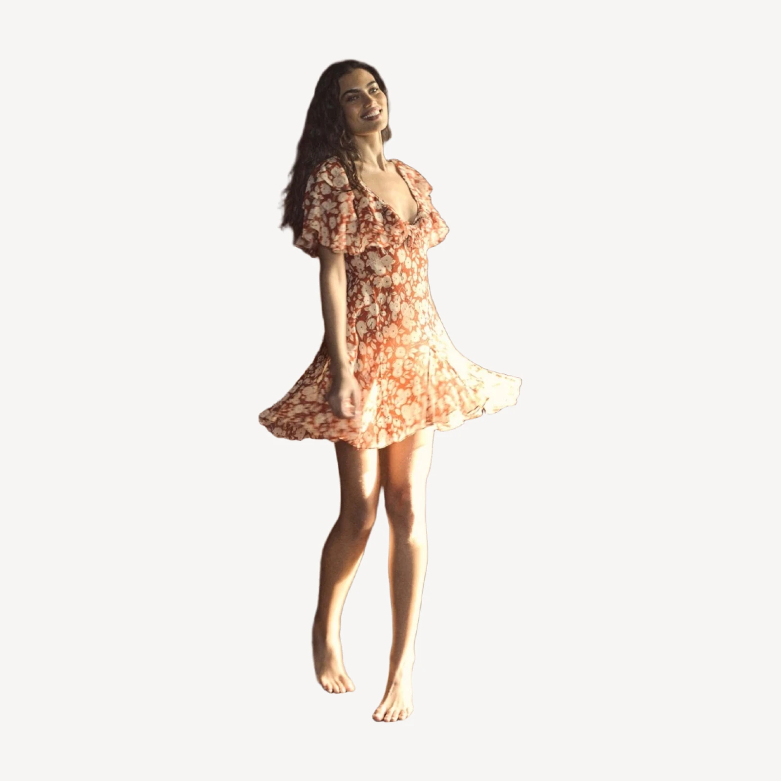 ALCIDA DRESS -- ROUGE AMBRIDGE ROSE
