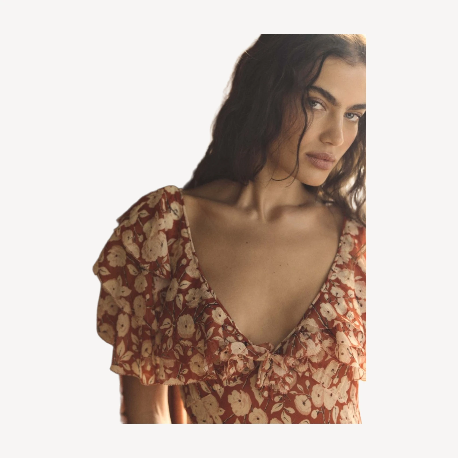 ALCIDA DRESS -- ROUGE AMBRIDGE ROSE