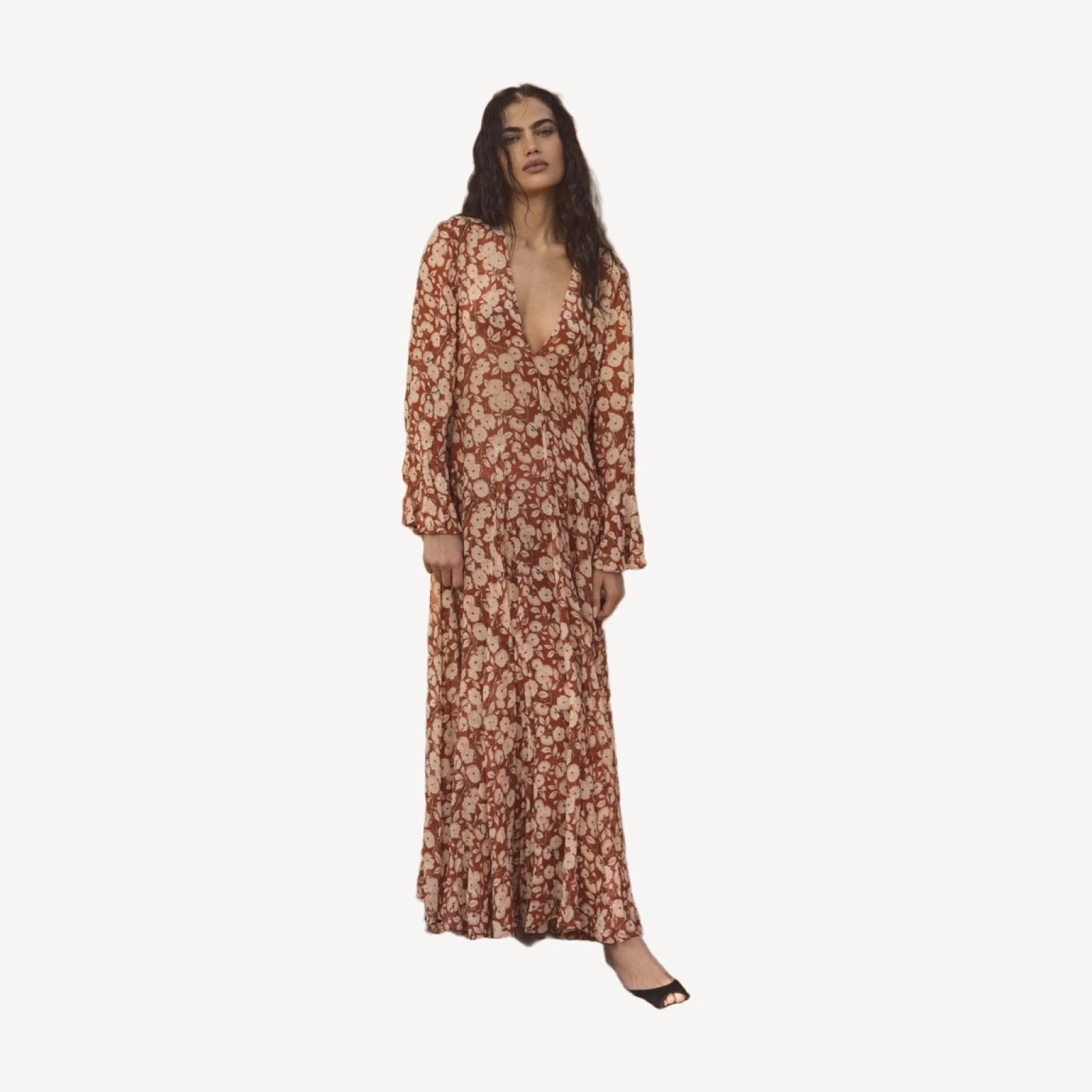 IMELDA DRESS -- ROUGE AMBRIDGE ROSE
