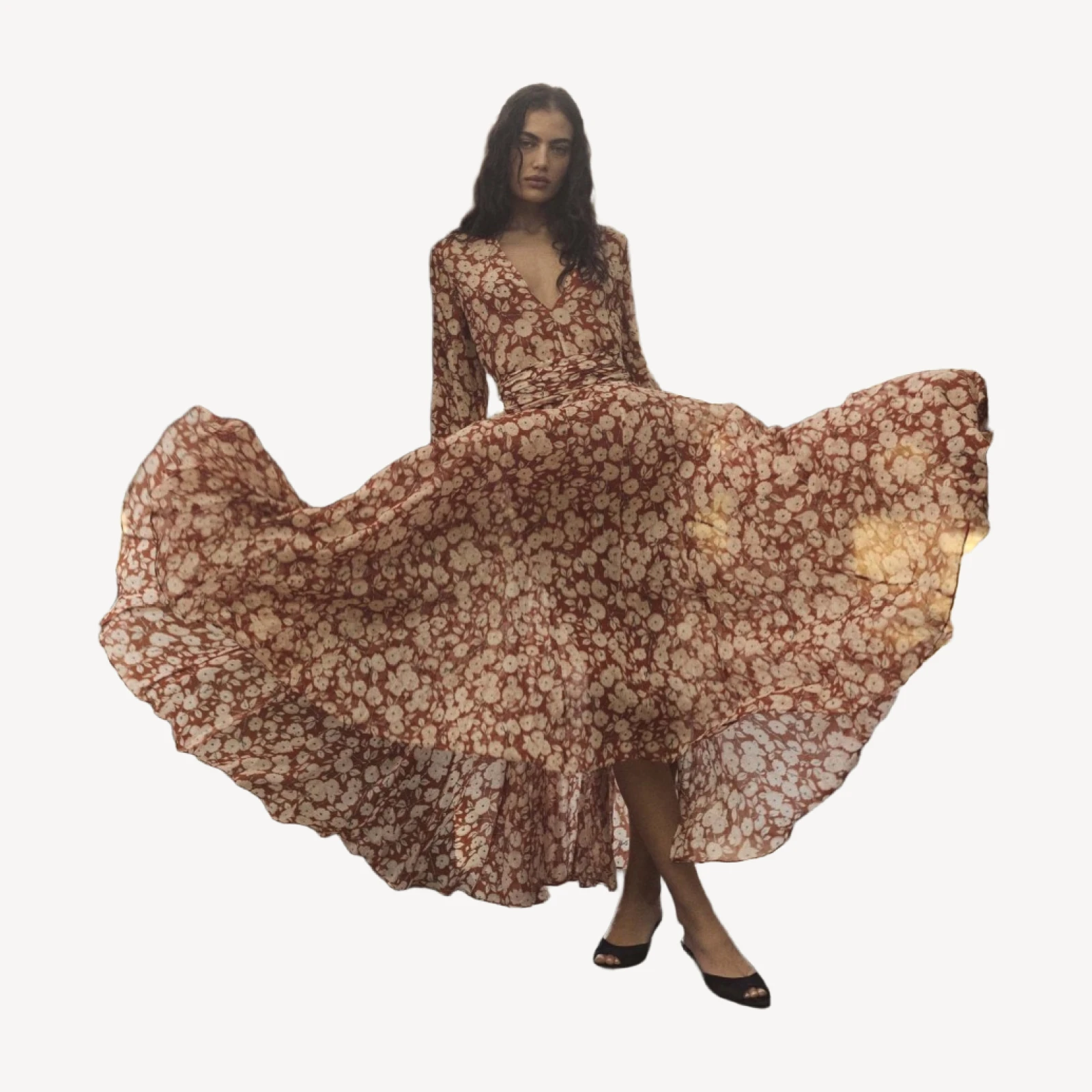 IMELDA DRESS -- ROUGE AMBRIDGE ROSE