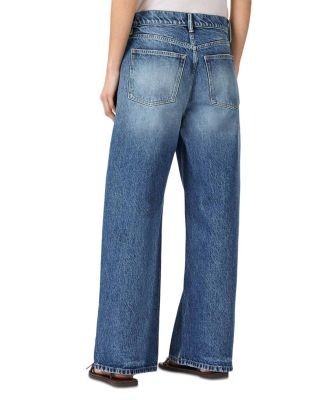 Allsaints Aki Mid Rise Crossover Jeans in Vintage Indigo, photo 3
