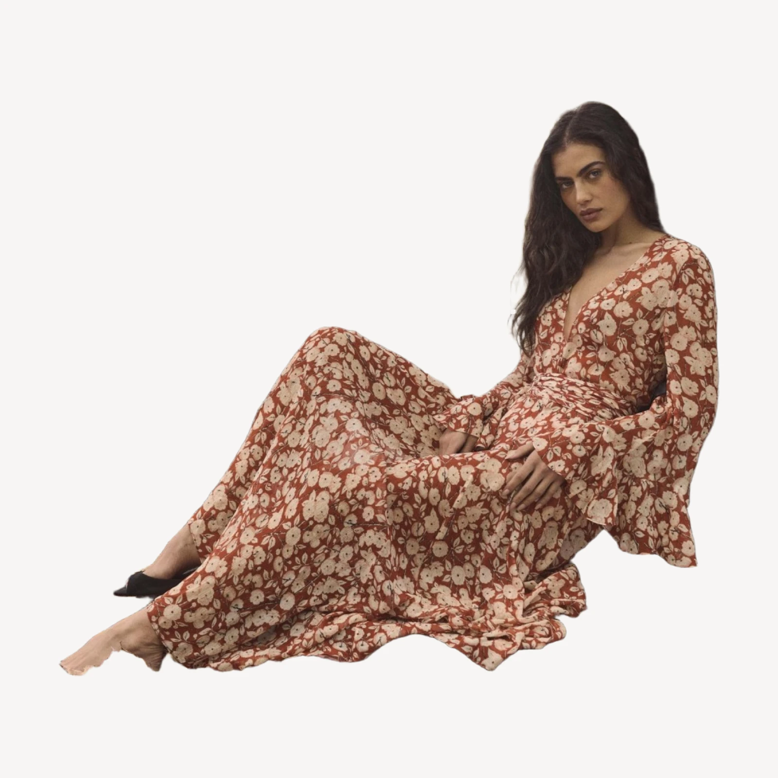 IMELDA DRESS -- ROUGE AMBRIDGE ROSE