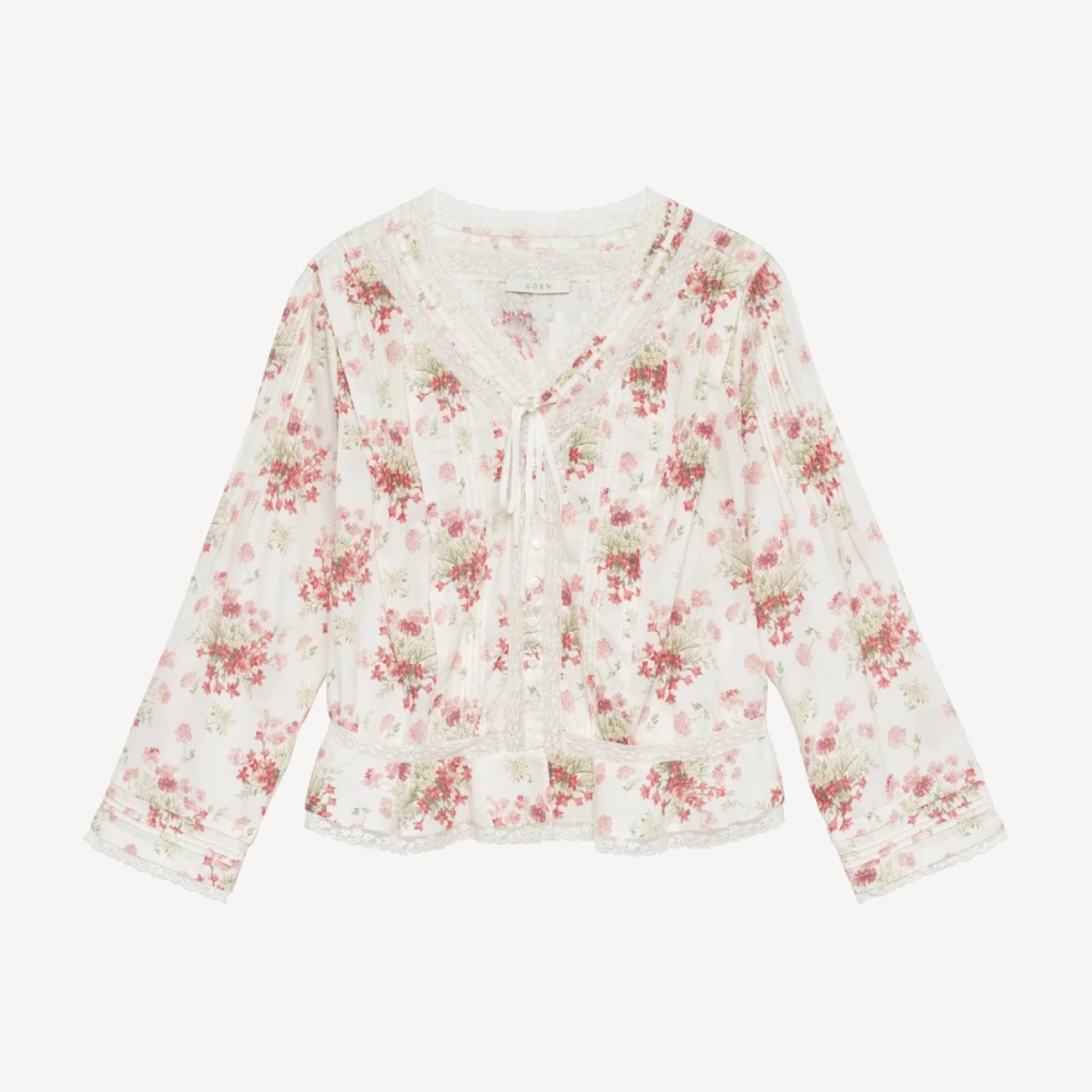 HILLOCK TOP -- IVORY LANTANA FLORAL