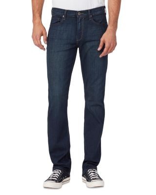 Paige Normandie Straight Fit Jeans in Cellar Blue