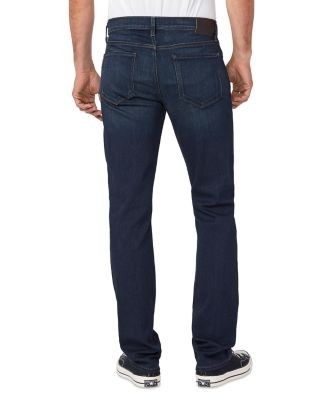 Paige Normandie Straight Fit Jeans in Cellar Blue