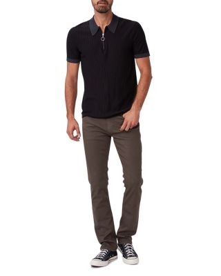 Paige Federal Straight Slim Fit Jeans in River Moss, photo 3