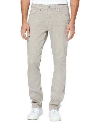 Paige Federal Slim Straight Jeans in Aged Beige